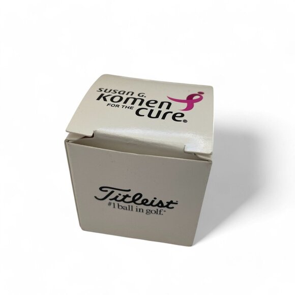Titleist 2 DT SoLo Susan G. Komen Golf Ball Breast Cancer Awareness Pink Ribbon - Picture 5 of 5